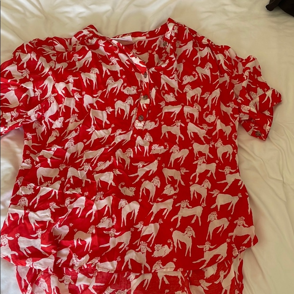 Lamb silky shirt
